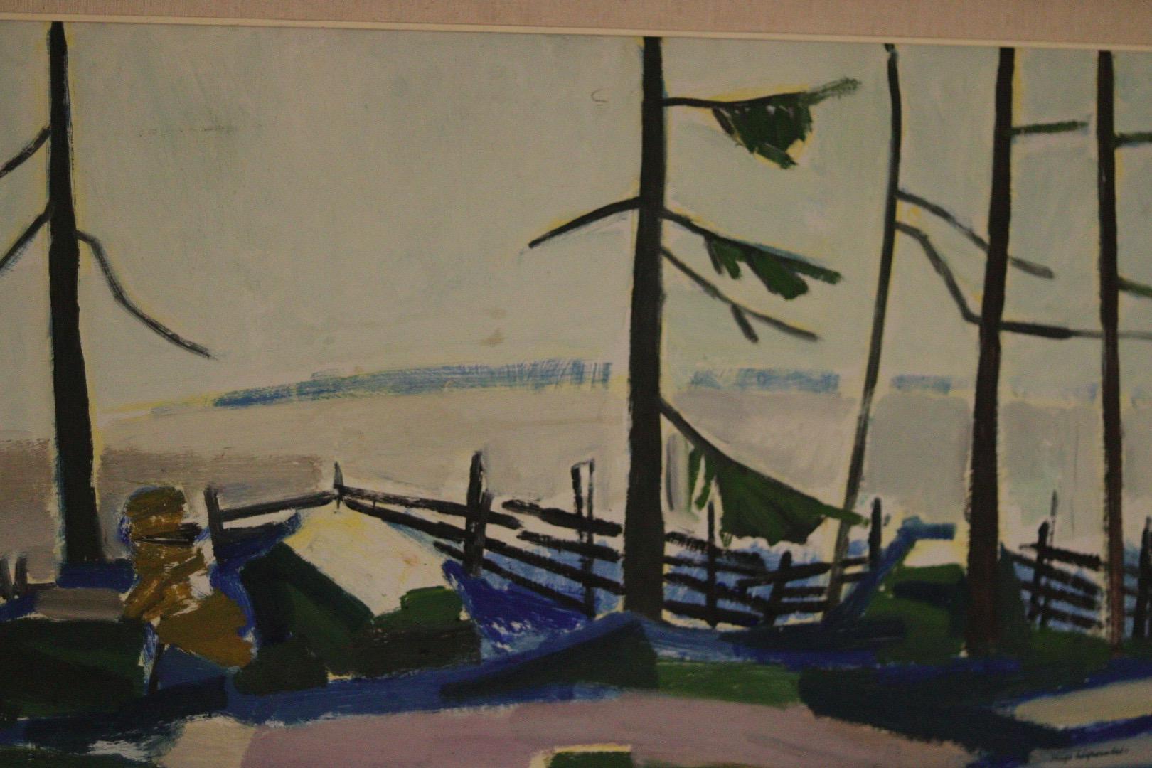 “Winter Day in the Garden” by Kåge Liefwendal 1960s