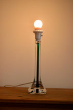 Vintage Glass table lamp by Hannelore Dreutler, Studio Åhus, Sweden, 1990's