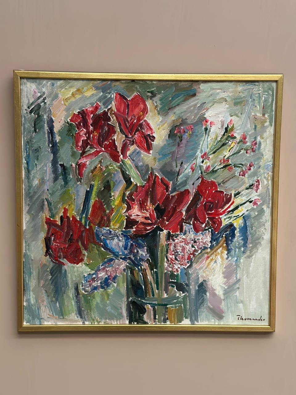 “Amaryllis and Hyacinths” by Harry Thomander