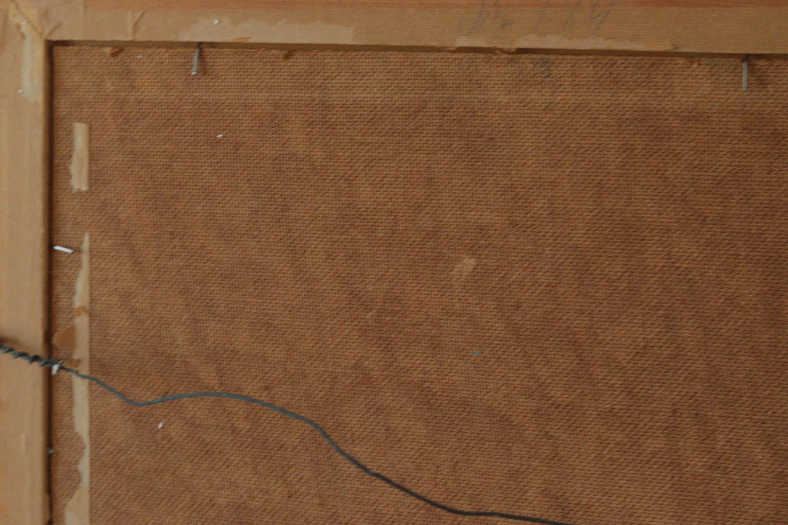 Original Mid Century Oil on Panel – “Landscape with Mountain”