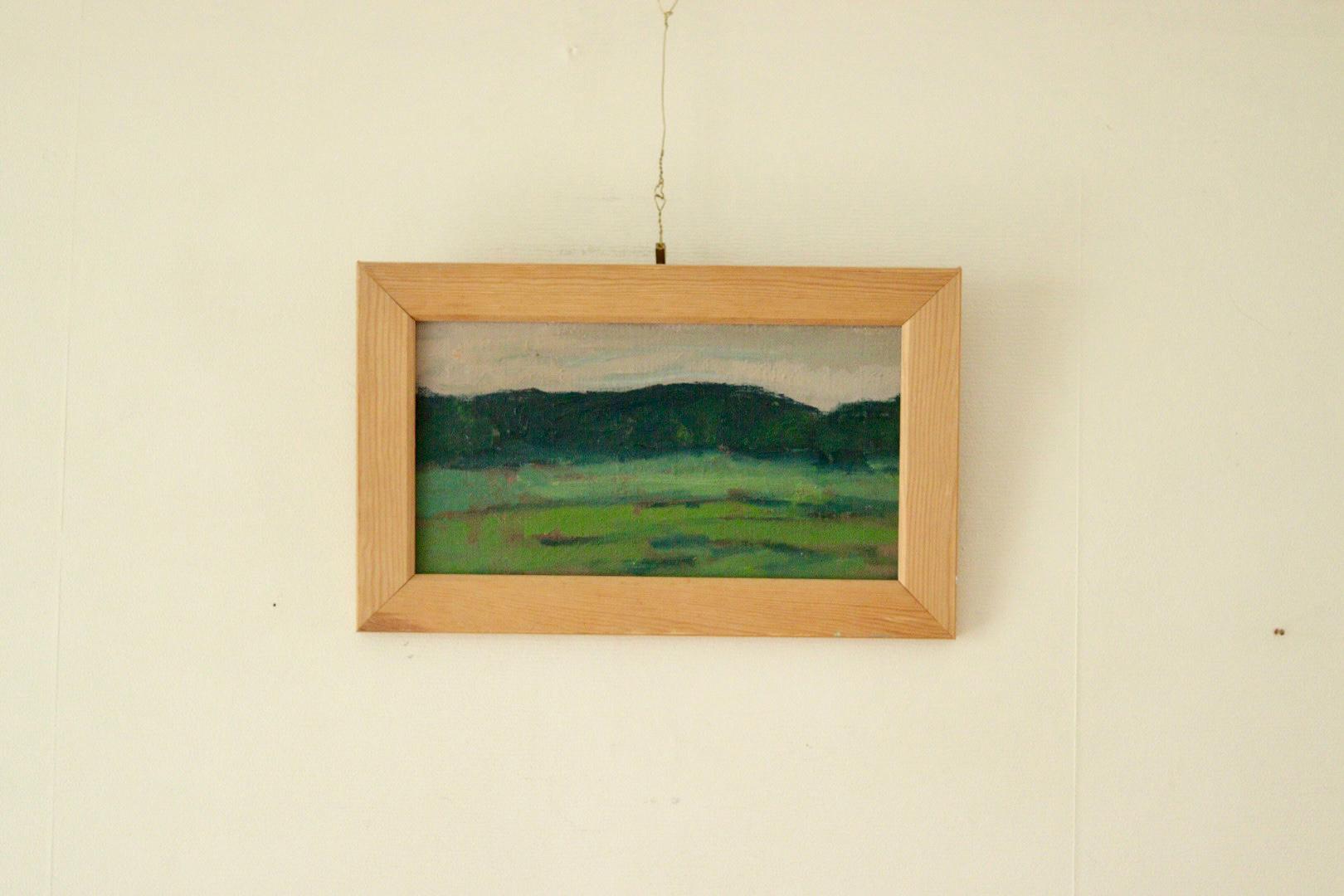 Original Mid-Century Scandinavian Oil on Panel – “Landscape II”