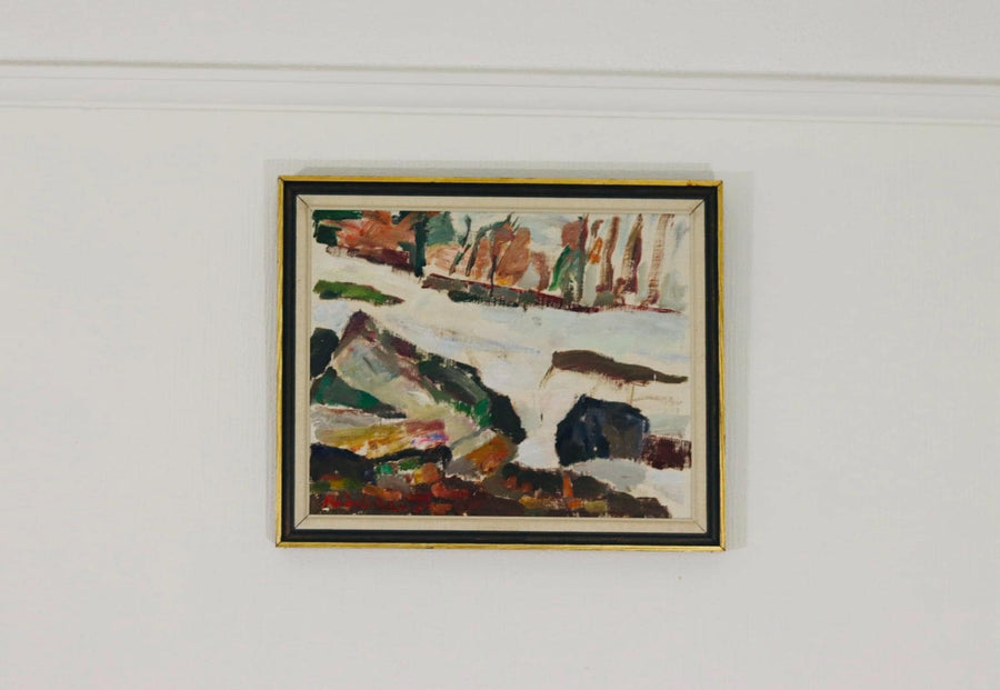 “The Cottage in Snow” by Rudolf Lindqvist