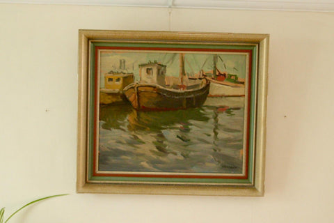 "Boats at Rest" Axel Hamborn
