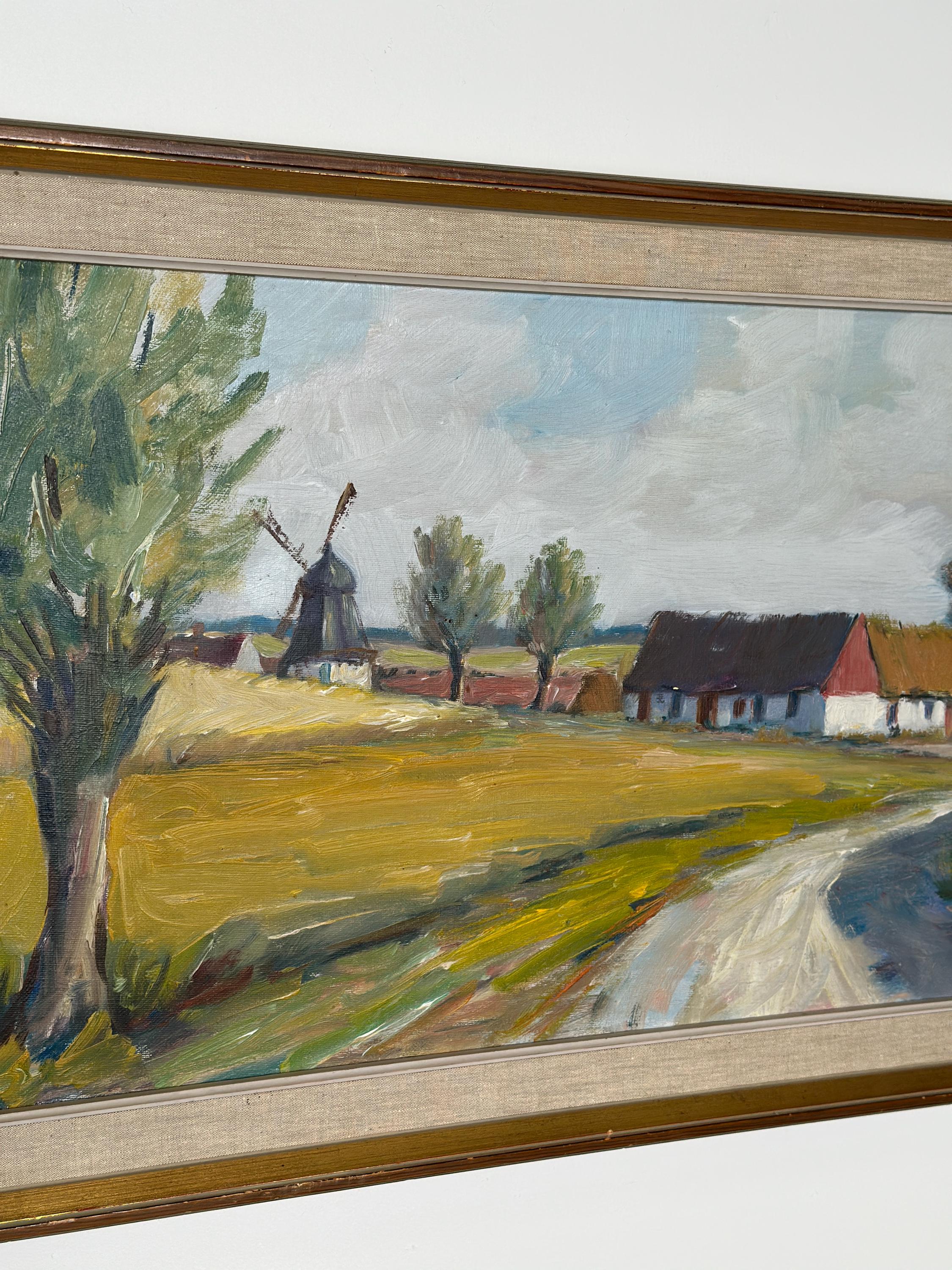 “Farm View” by P. O. Jansson