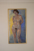 Model Against Blue by Knut Måsö