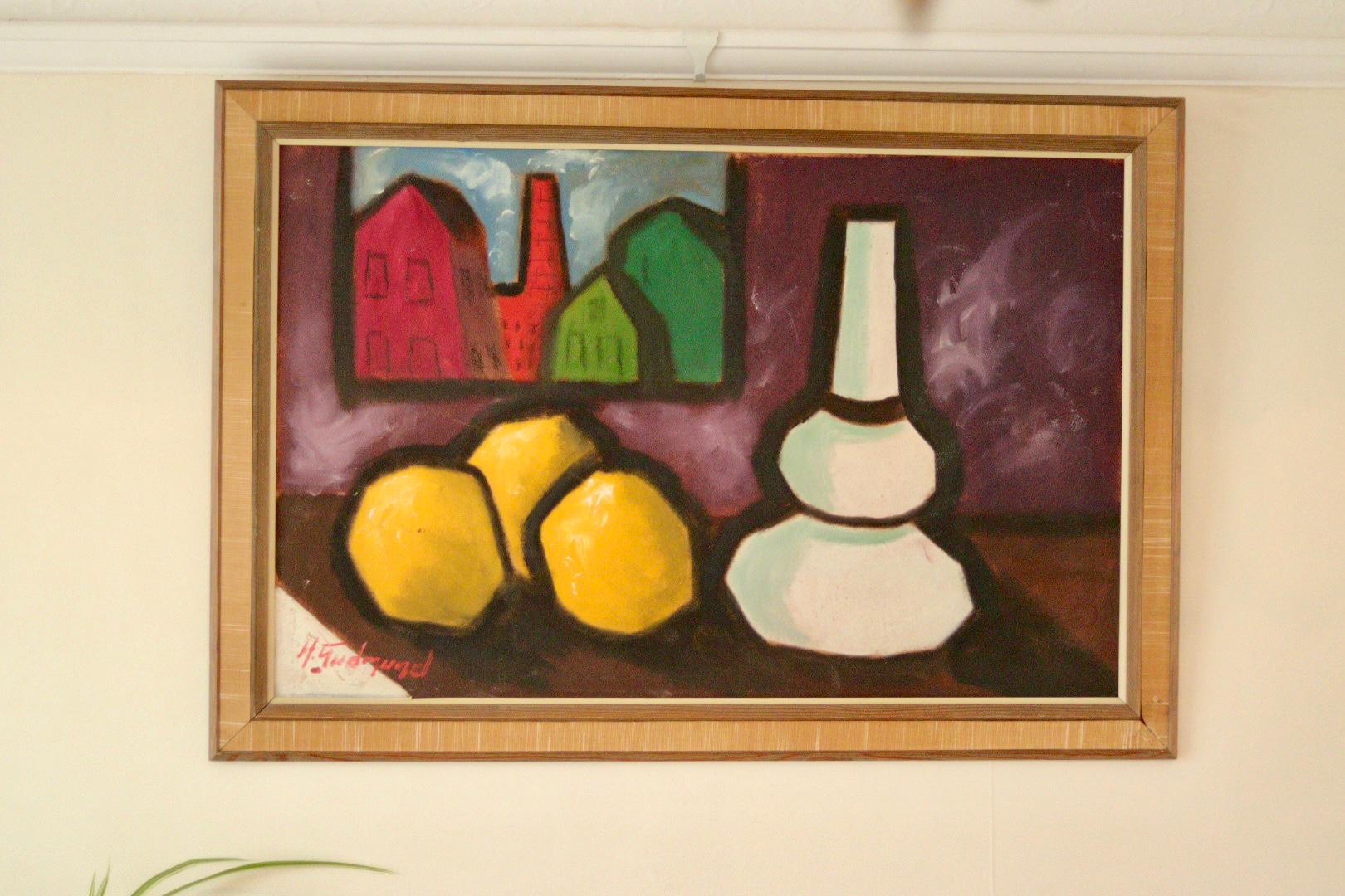 “Cubist Style Still Life” by H. Gudmund