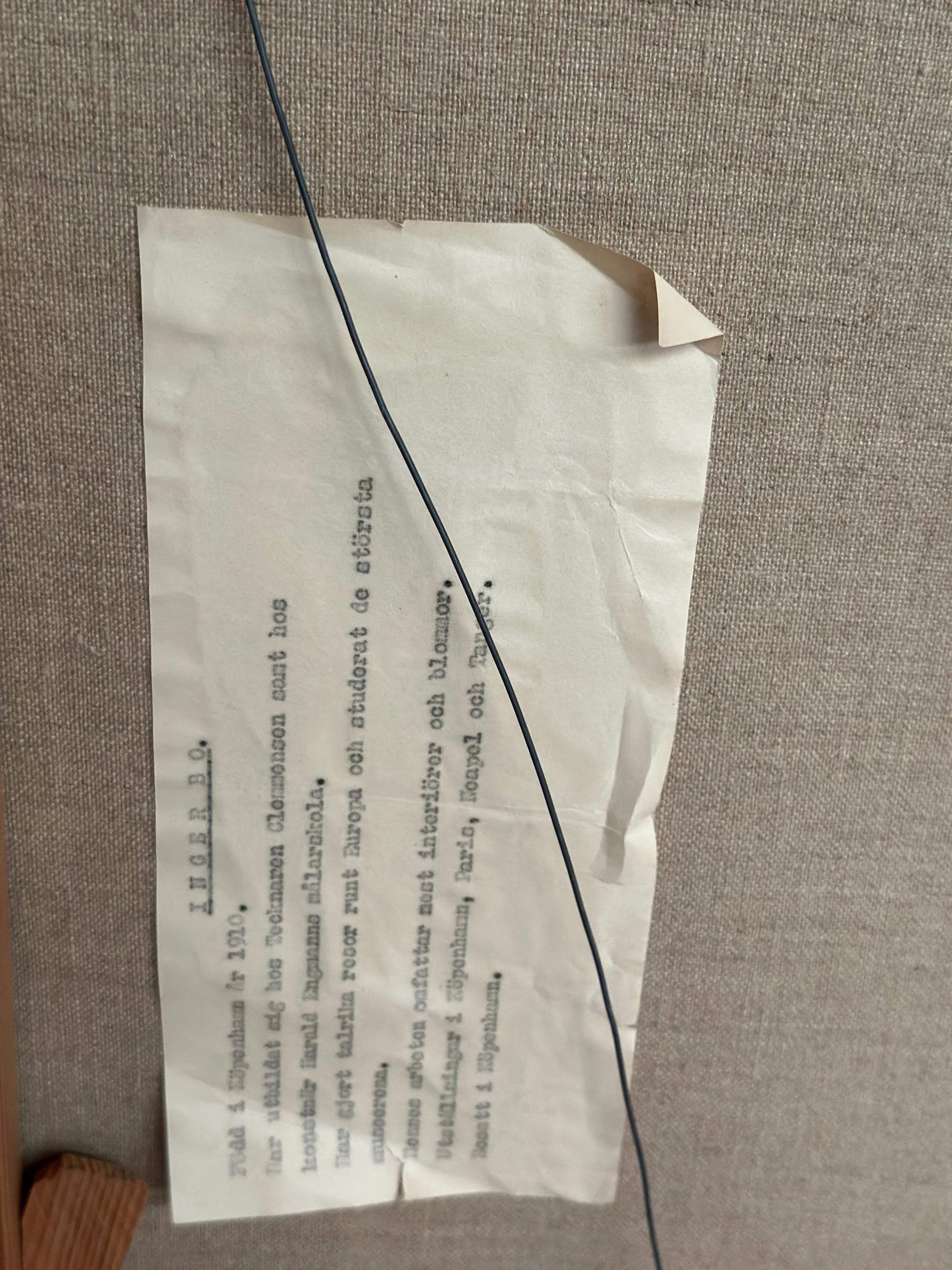 “Woman at Piano” by Inger Bo