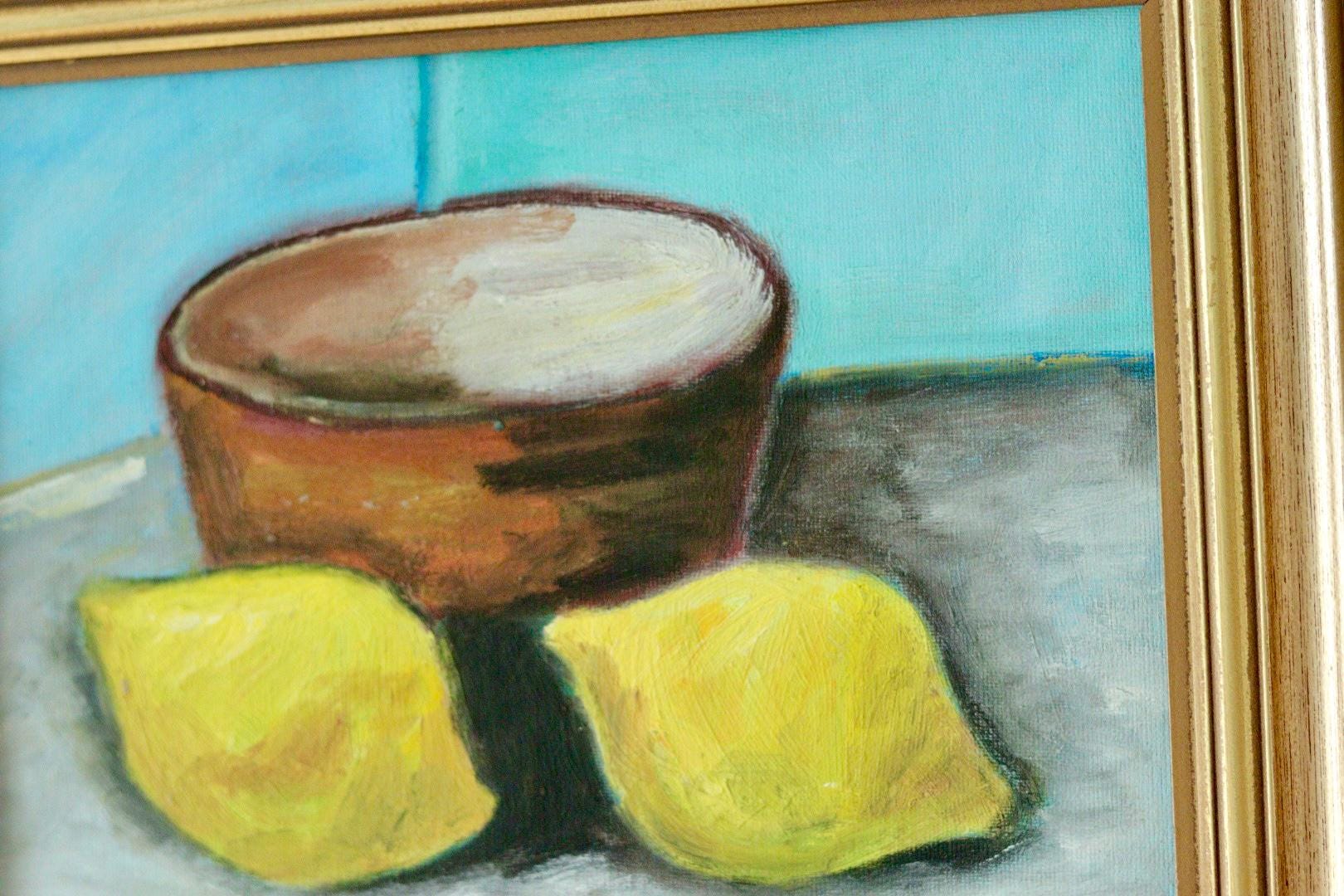 Original European Still Life Oil on Panel Painting by Hans Haussdal
