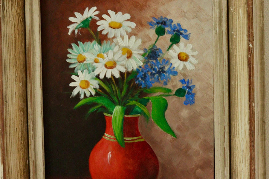 "Flowers in Red Vase" – Gunnar Sträng