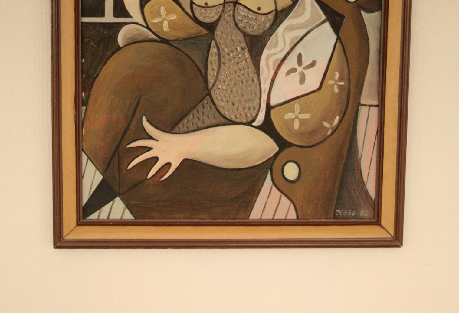 “Sitting Portrait” by Kabe after Pablo Picasso