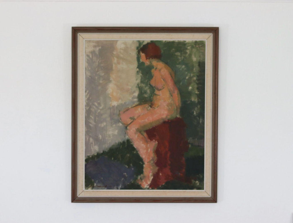 “Seated Model” by Axel Werner Ekelund