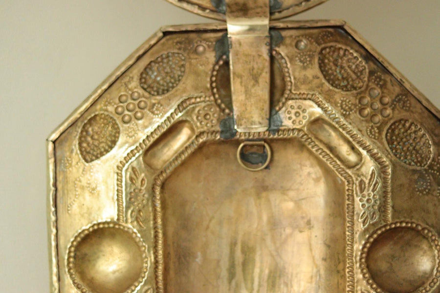 Pair of Mid-Century Swedish Brass Sconces