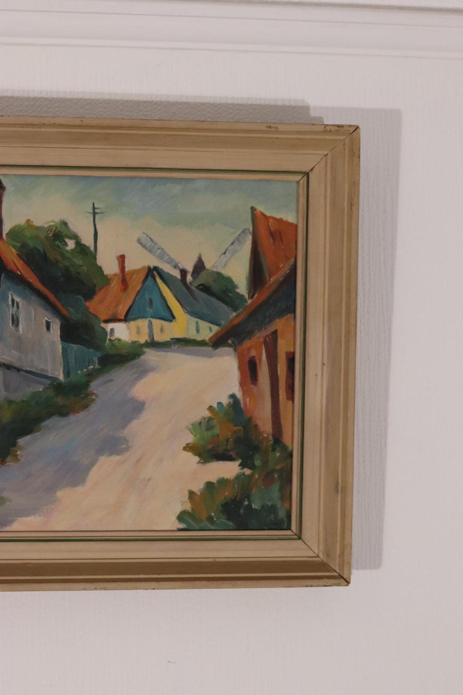 “Village Scene” by Alvar Johansson