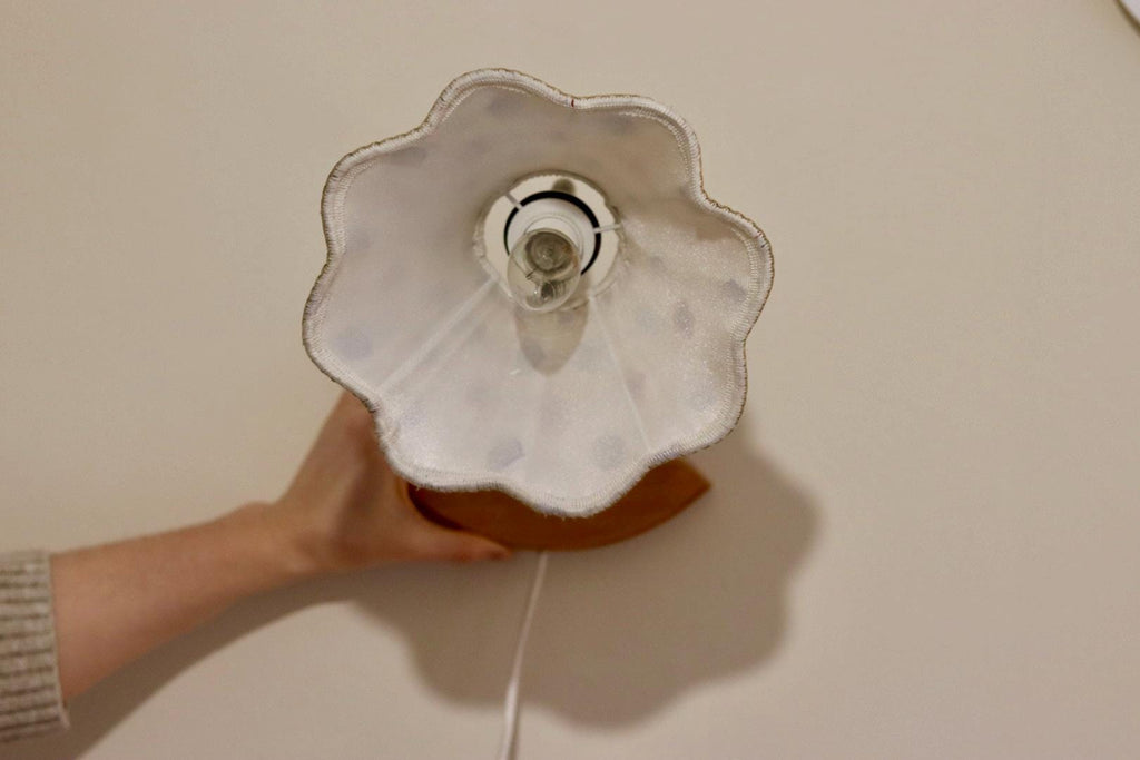 Vintage Wooden and Brass Wall Lamps by Tyringe Sweden 1970s