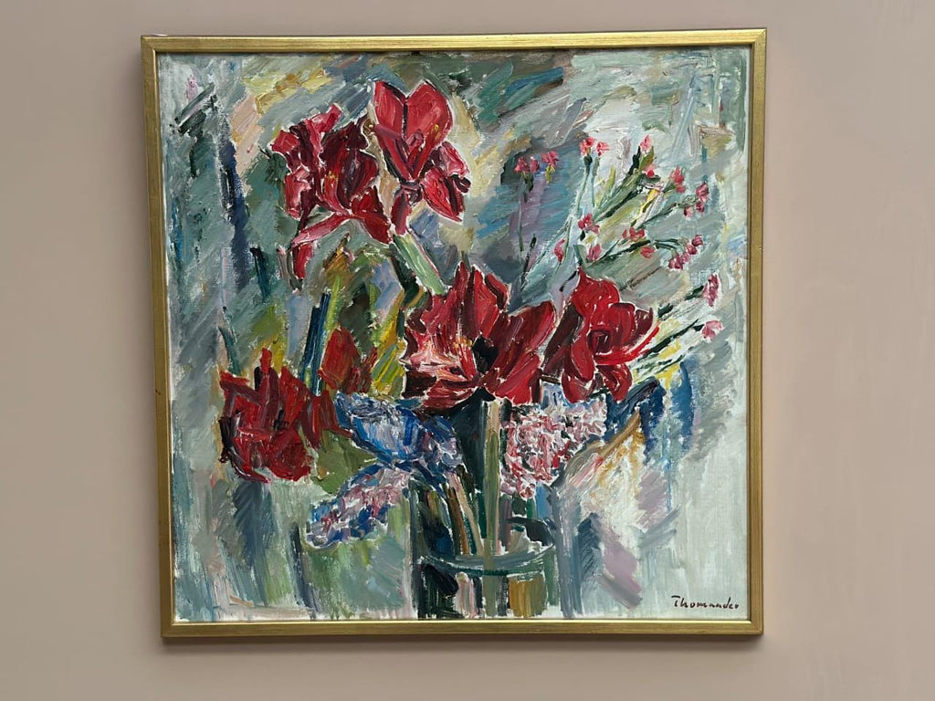 “Amaryllis and Hyacinths” by Harry Thomander