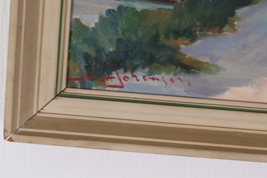 “Village Scene” by Alvar Johansson