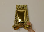 Pair of Art Nouveau Brass Sconces, early 20th century.