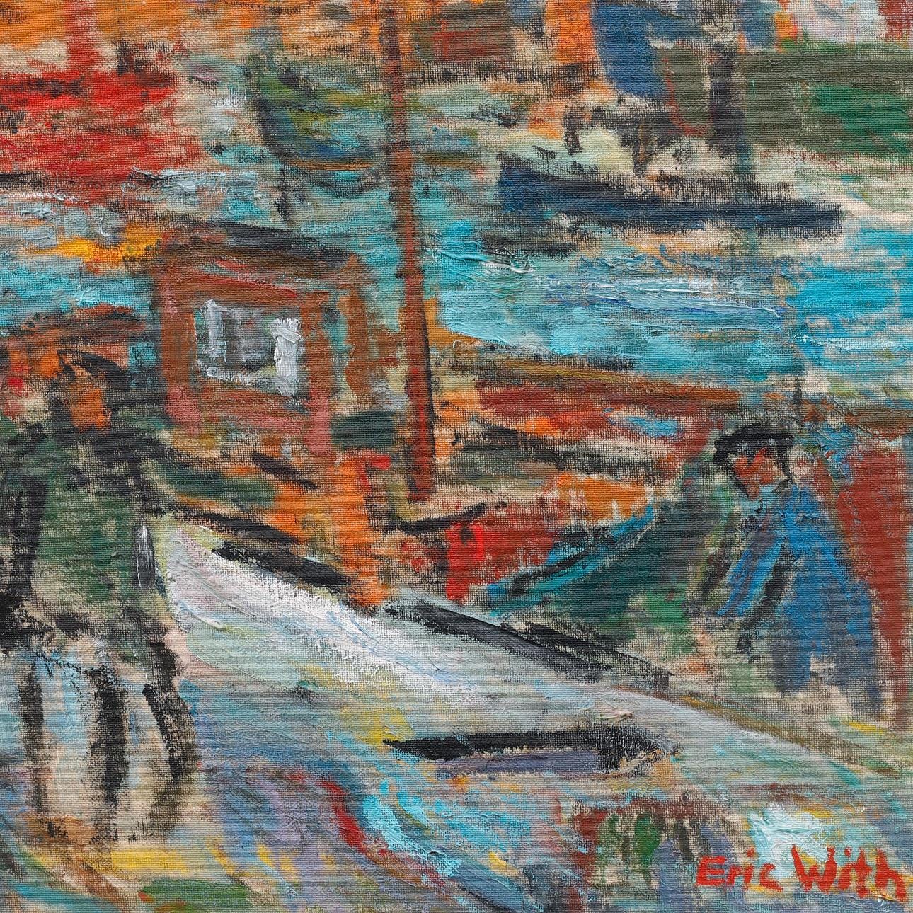 “Coastal Scene with Fishermen” by Eric With