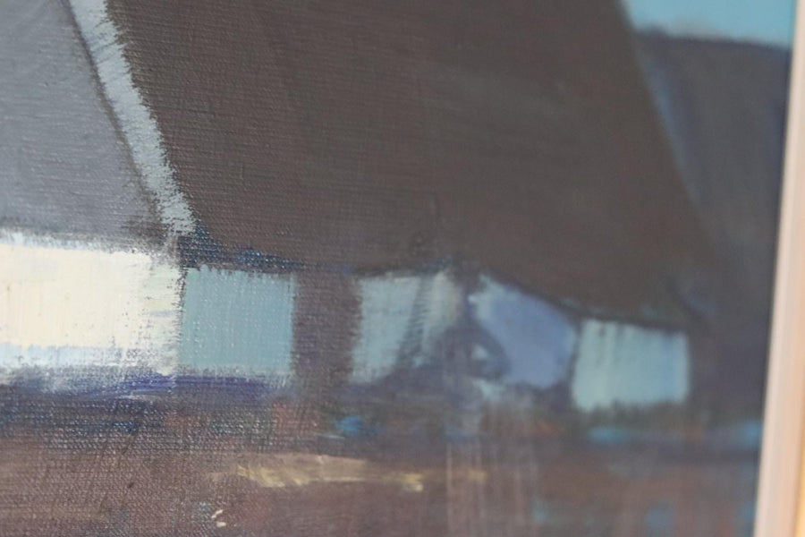 “Farm House Against a Blue Sky” by Bengt Hillgrund