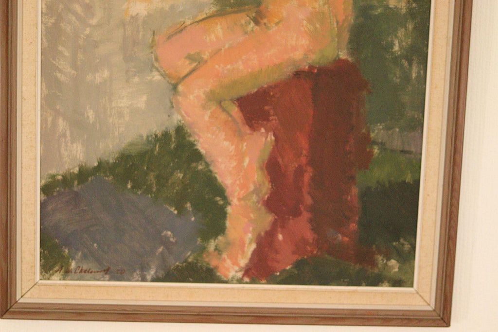 “Seated Model” by Axel Werner Ekelund