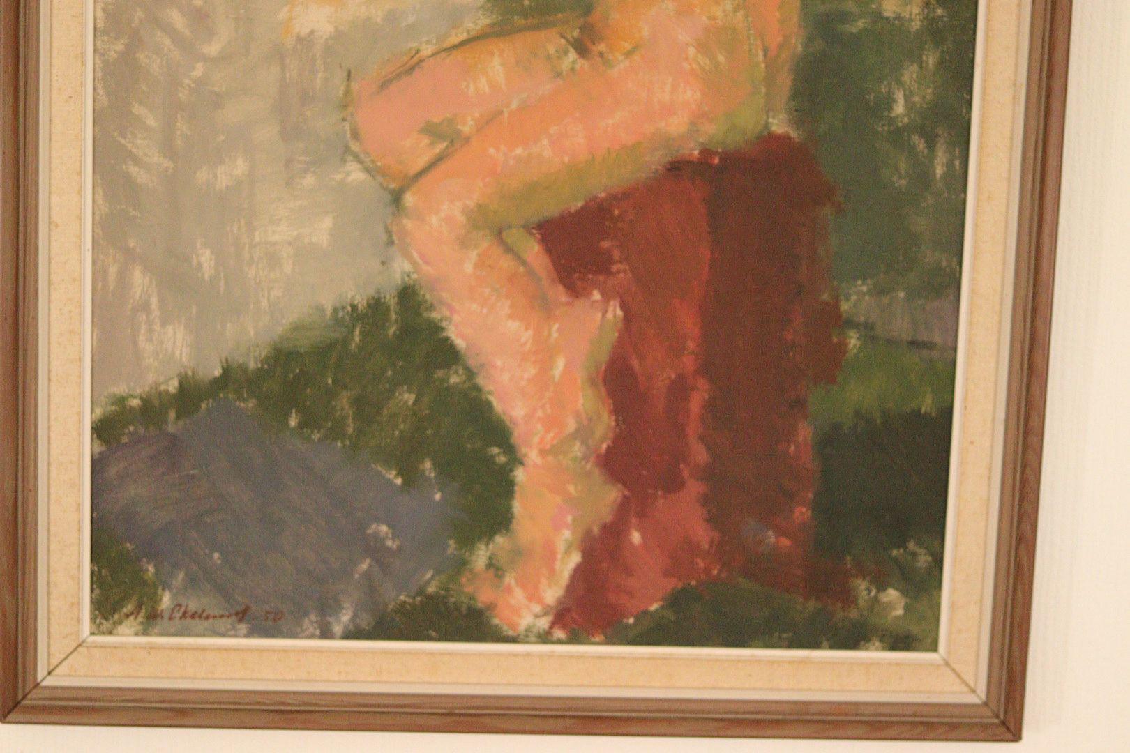 “Seated Model” by Axel Werner Ekelund