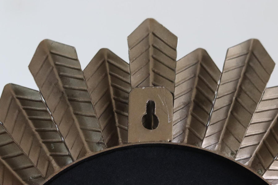 Vintage Style metal Sun Burst Wall Mirror
