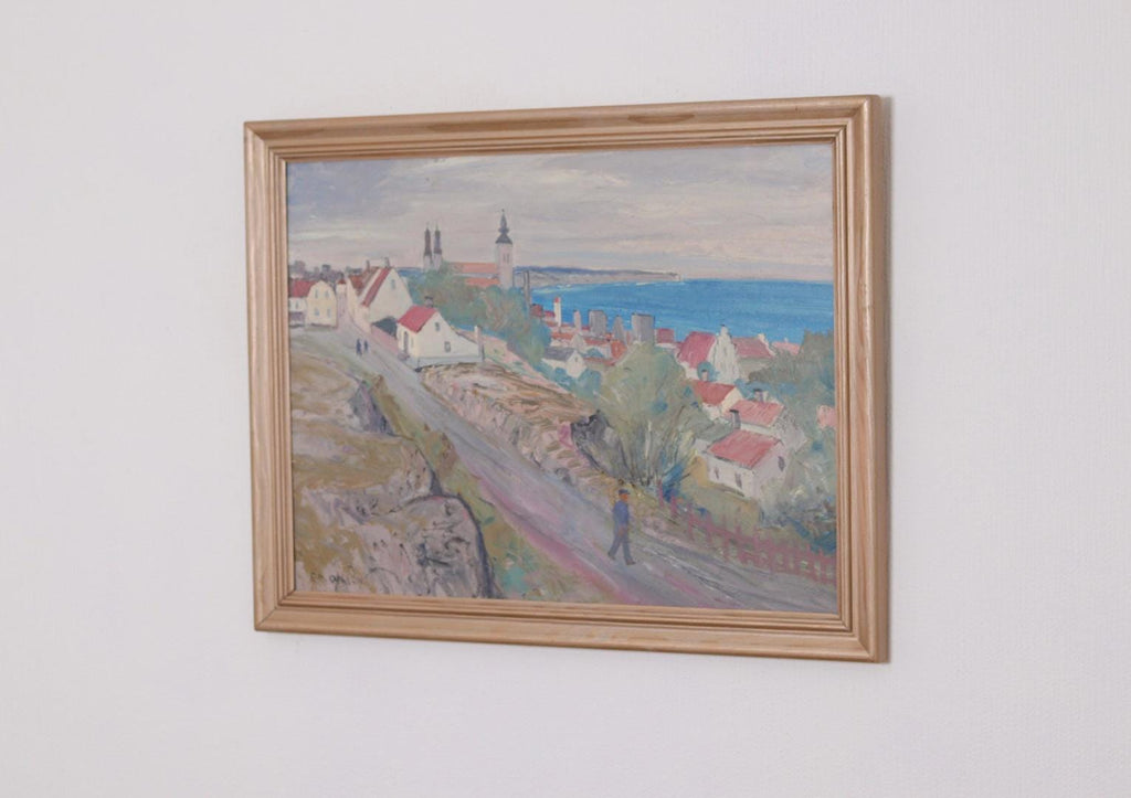 “Village Scene II” by E. R. Olsson