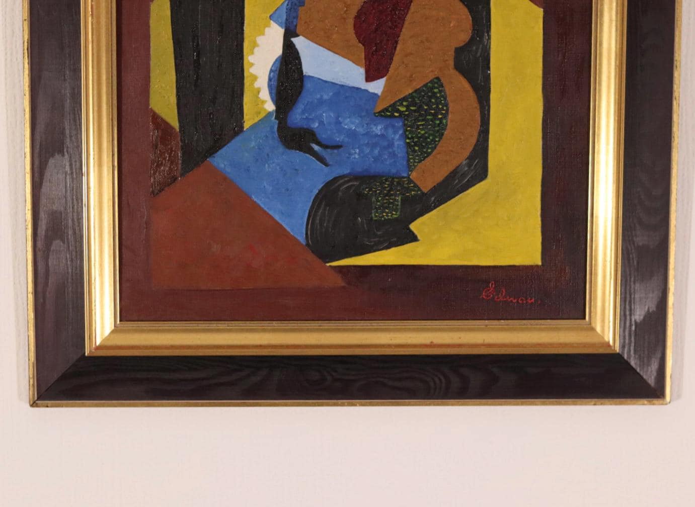 “After Woman with Black Glove” – Signed Edwau