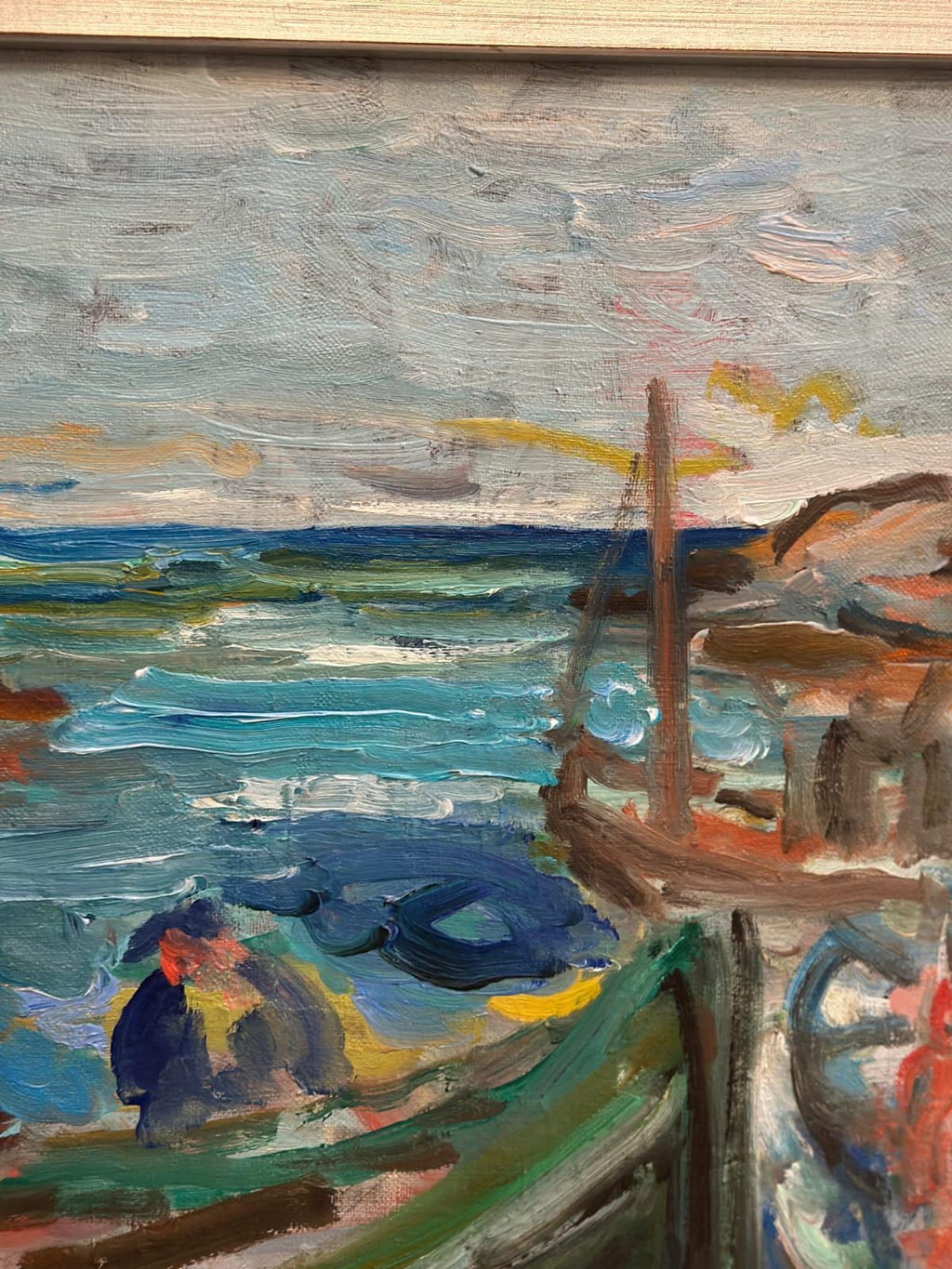 “Coastal Scene with Fishermen” by Eric With