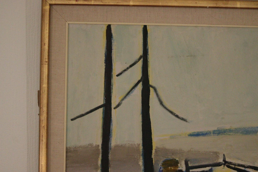 “Winter Day in the Garden” by Kåge Liefwendal 1960s