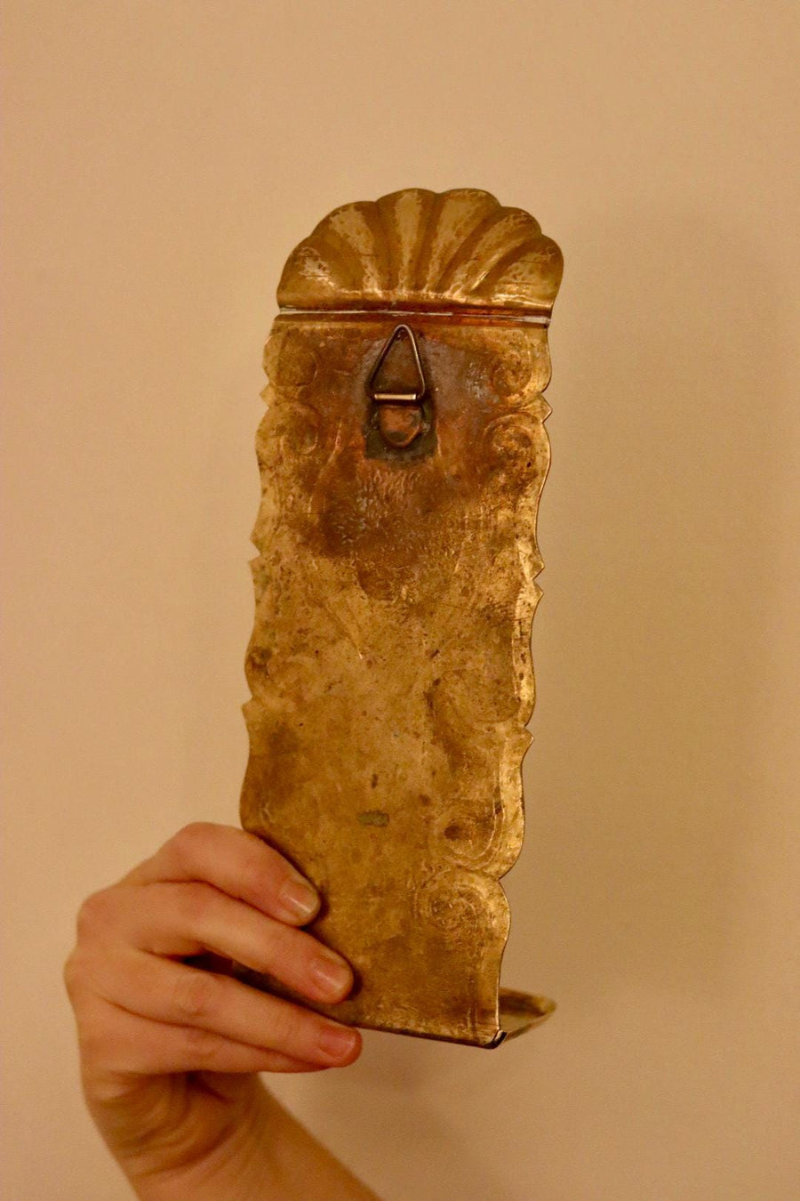 A Pair of Mid Century Swedish Brass Sconces