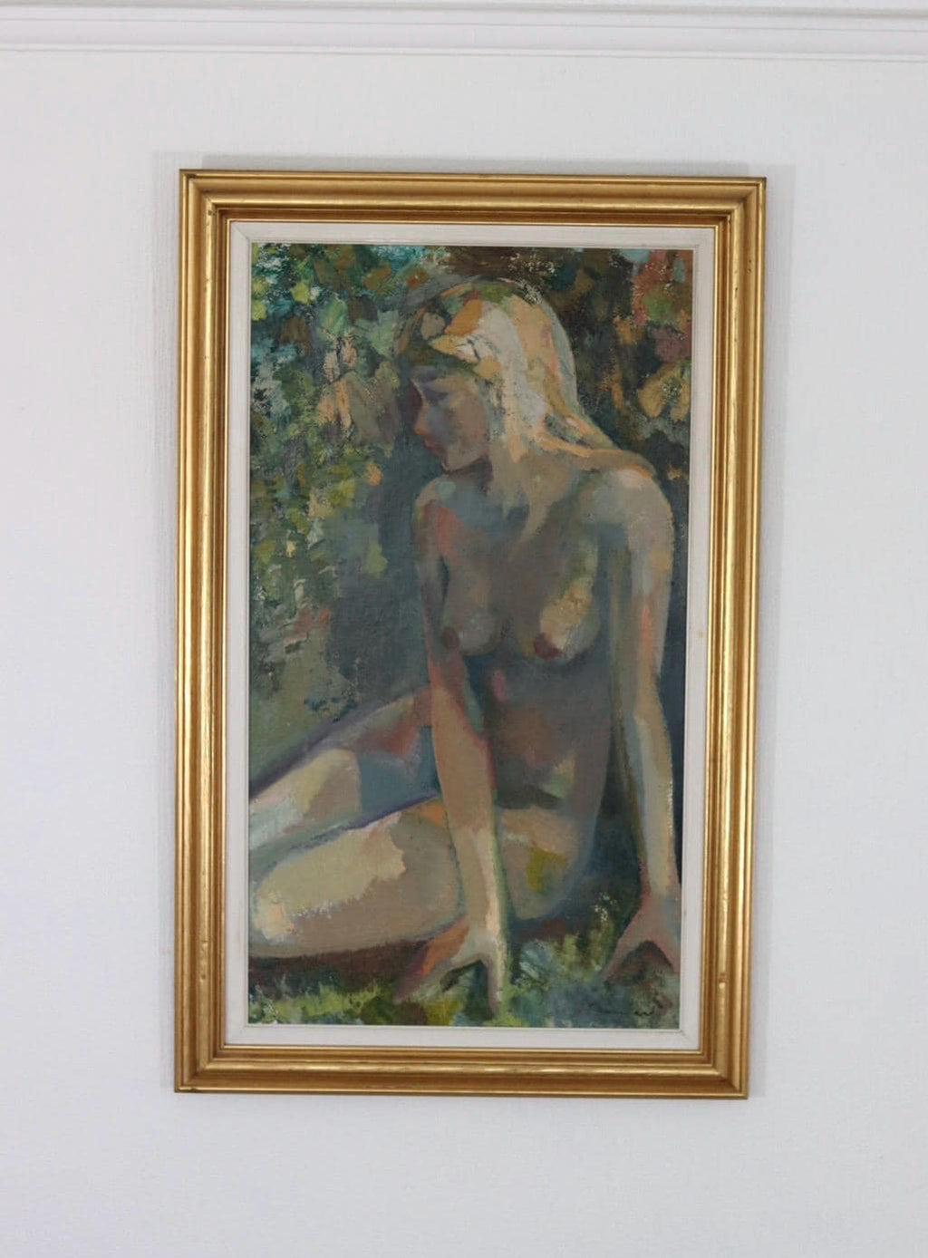 “Seated Woman” by Bernhard Petersen (1911–1988)