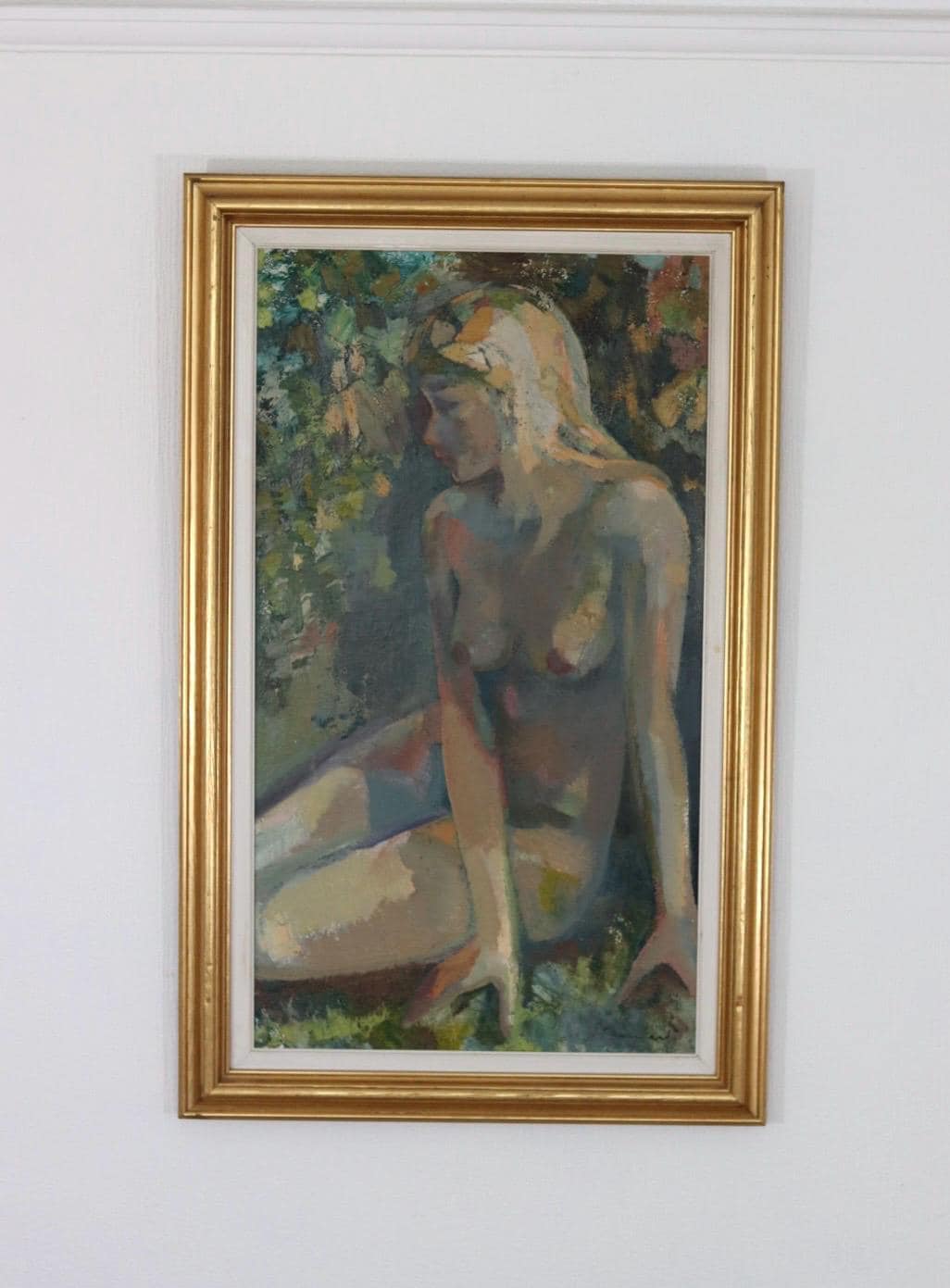 “Seated Woman” by Bernhard Petersen (1911–1988)