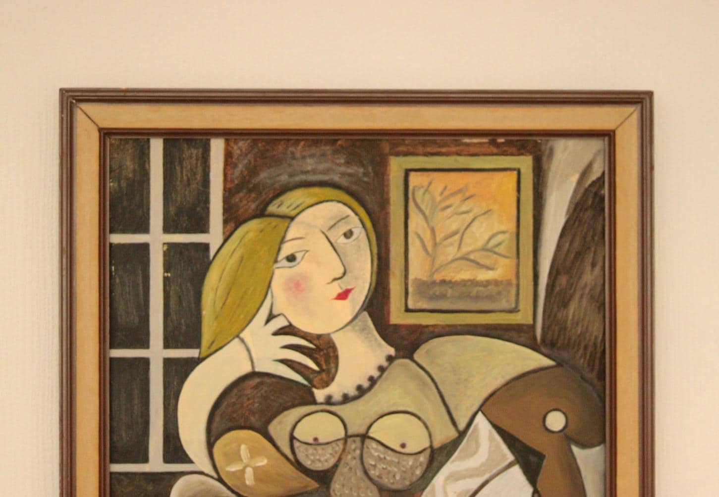 “Sitting Portrait” by Kabe after Pablo Picasso