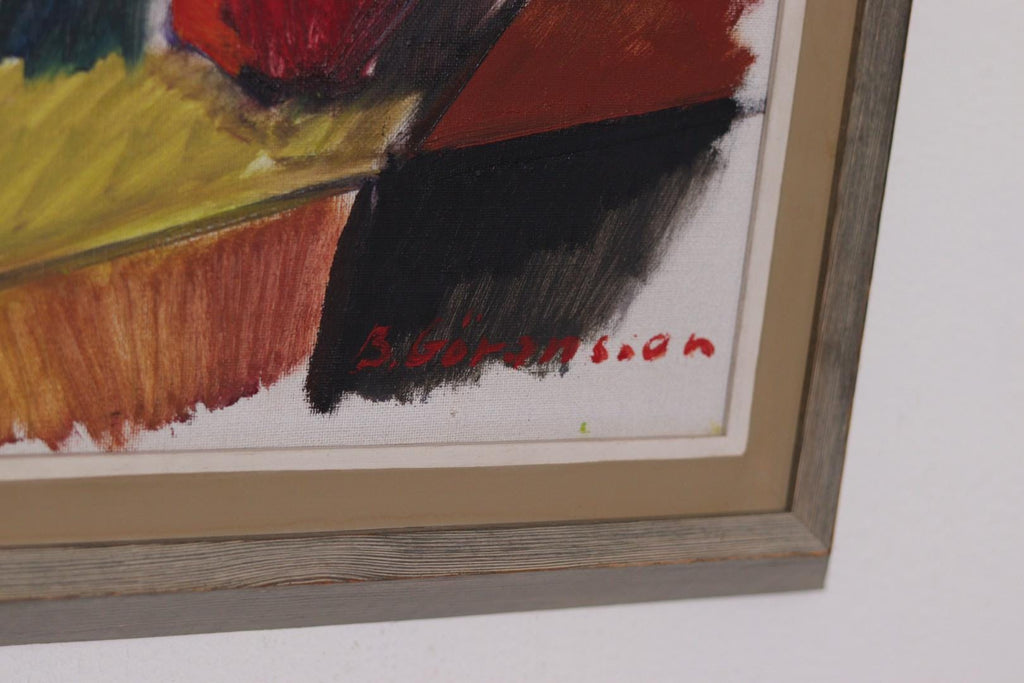 “Kubisk Jug and Fruit” by Bror Göransson