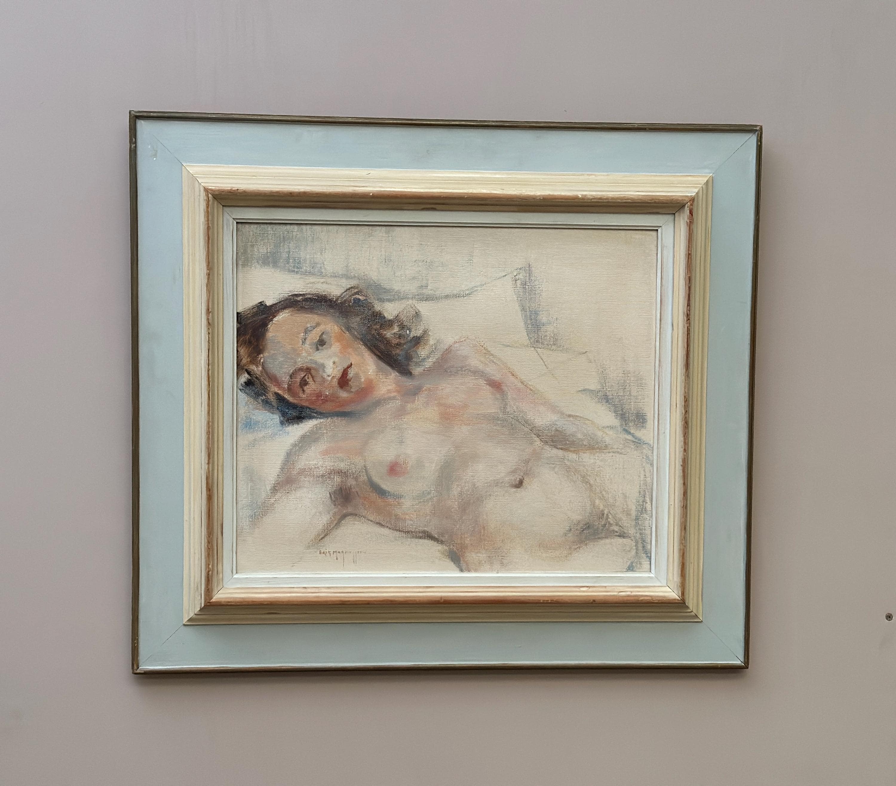 “Reclining Nude Woman” by Erik Magnusson