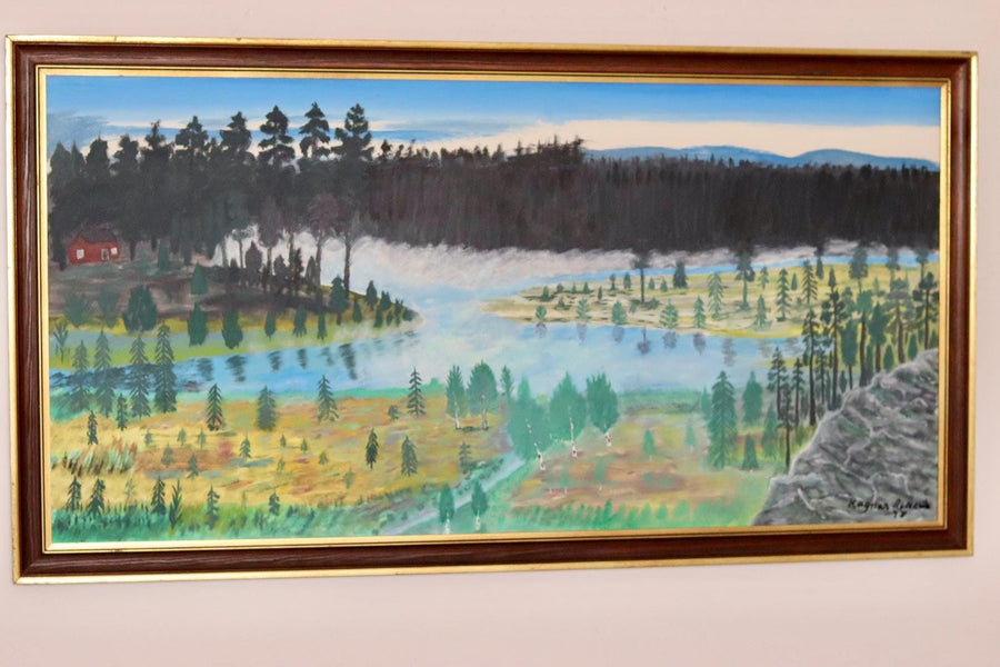 "Morning Mist Over The Forest Lake" by RAGNAR ALNEVIK