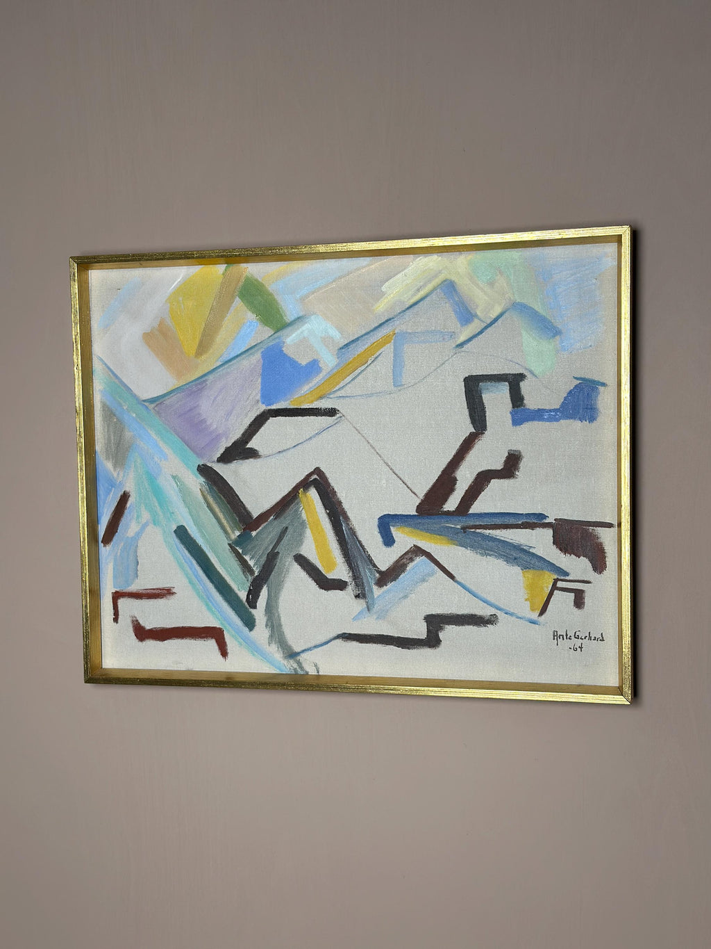 “Abstract Landscape” by Ante Gerhard