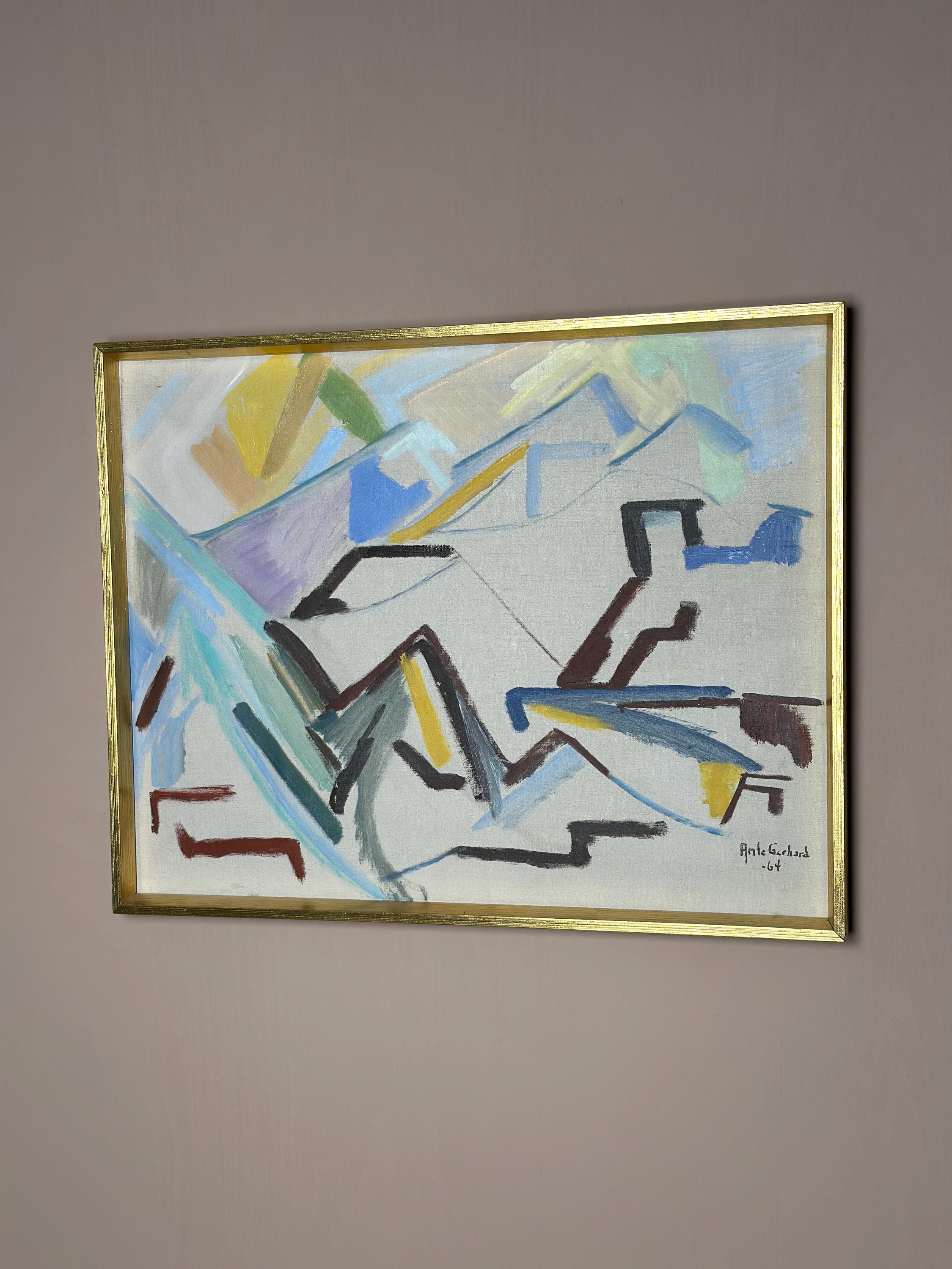 “Abstract Landscape” by Ante Gerhard