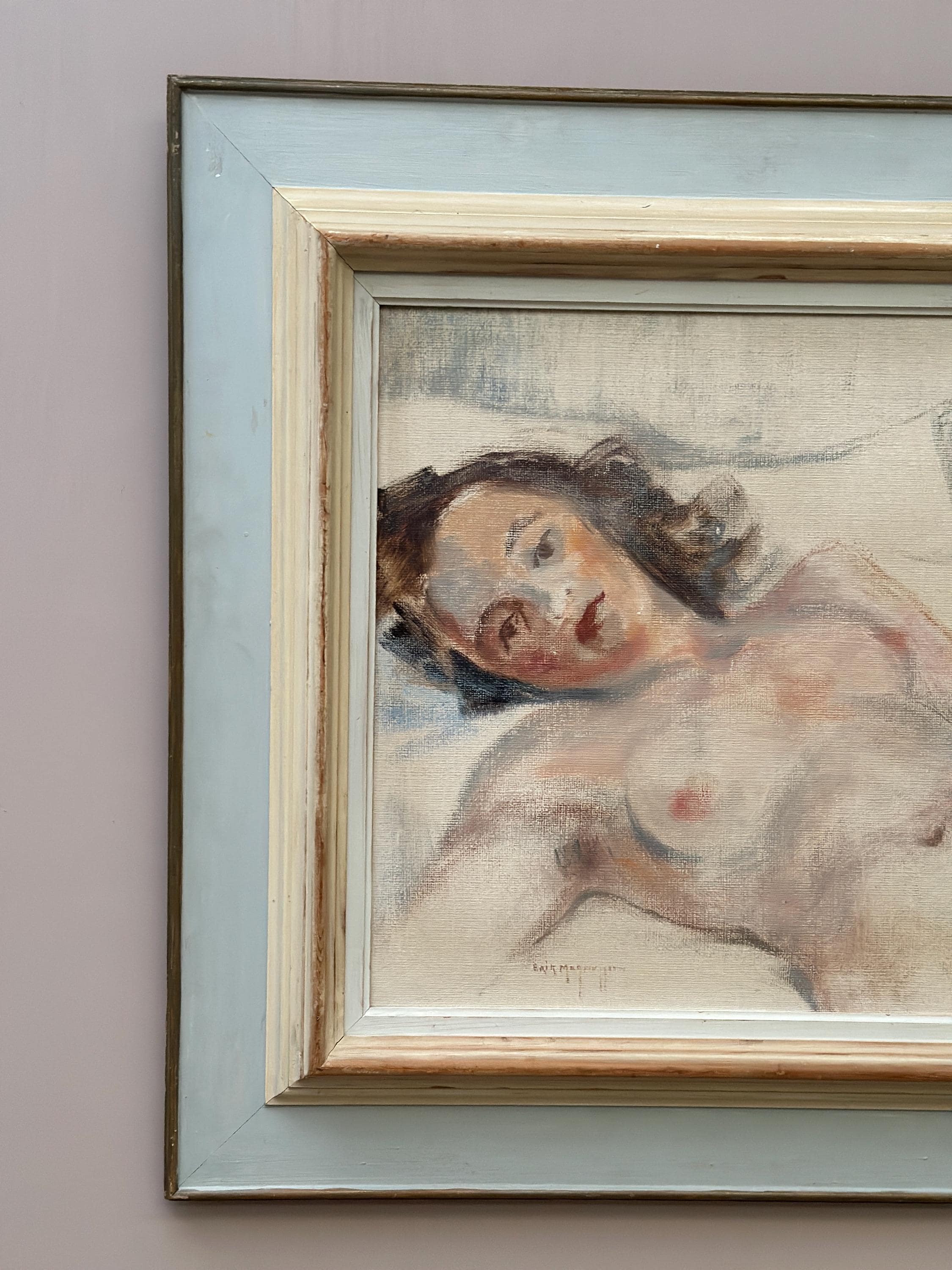 “Reclining Nude Woman” by Erik Magnusson