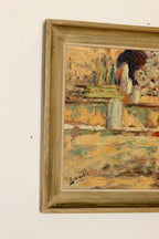 Swedish Oil On Panel Painting "Matador"