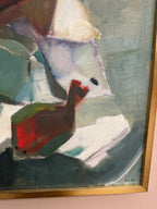 'Abstract Composition with Fish' by Lars Vidlund