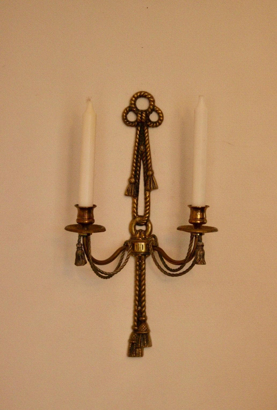 Pair of Vintage Brass Sconces