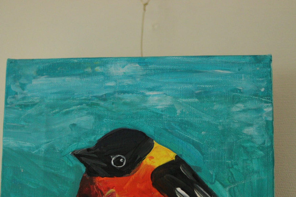Original Vintage Oil on Canvas – “Bird”