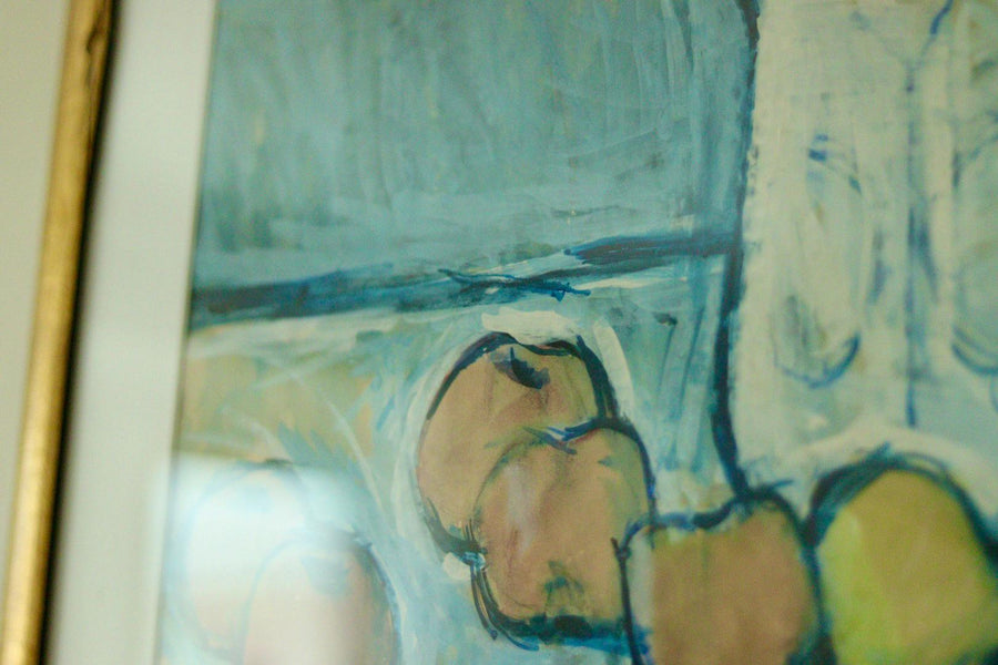 Original Swedish Pastel on Paper – By LAGE LINDELL