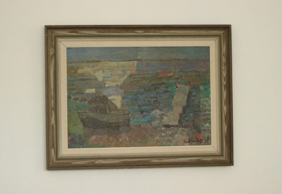 “Fishing Boat at the Pier” by R. Lindqvist