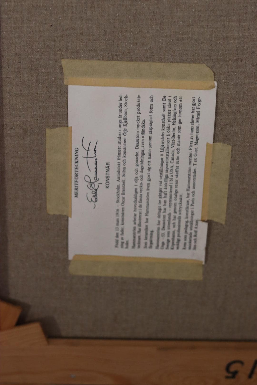 “Stockholm” by Eddie Hammerström