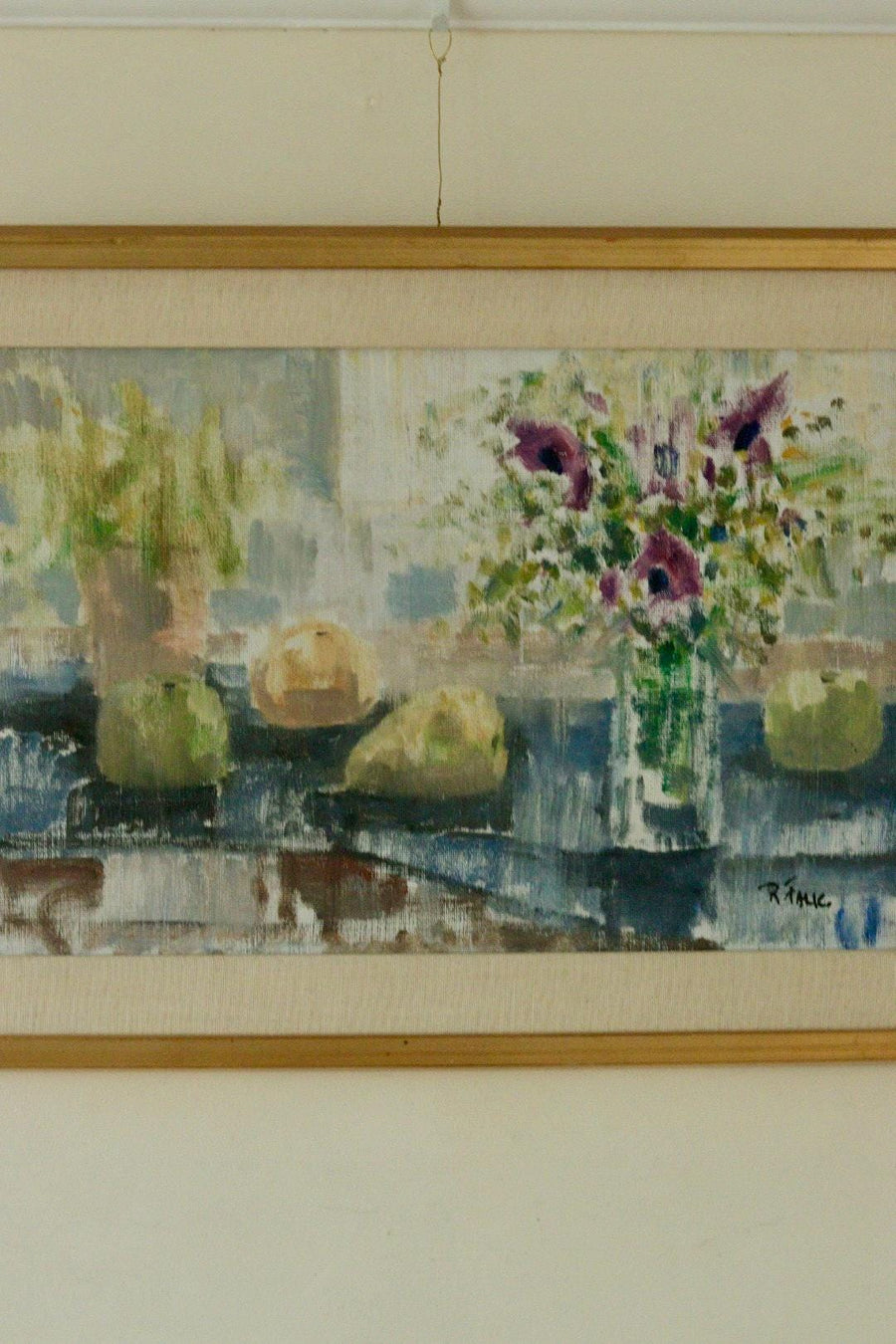“Still Life with Purple Flowers” by Ragnar Falk