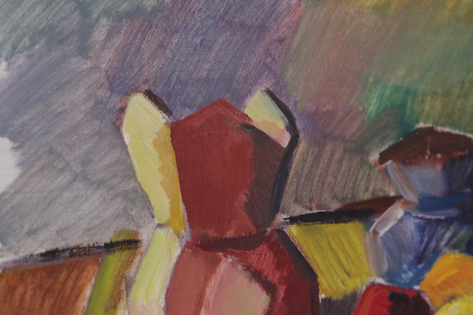 “Kubisk Jug and Fruit” by Bror Göransson