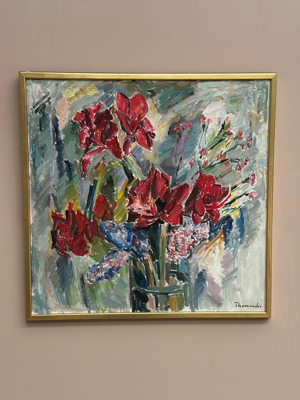 “Amaryllis and Hyacinths” by Harry Thomander